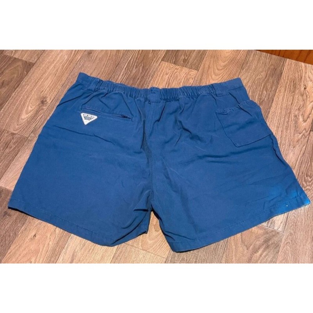 Lot of 2 Columbia Men’s Utility Shorts (Cream & Blue) - Size XXL - Picture 5 of 6
